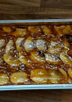 Foto principal de Tarta de manzana y cookies de chocolate 🍪🍰🍏