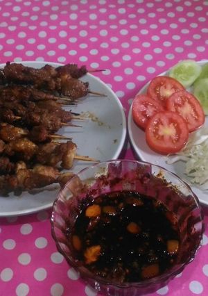 Foto resep Sate daging sapi qurban"