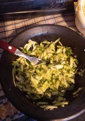 Una foto de Ensalada de zapallito italiano