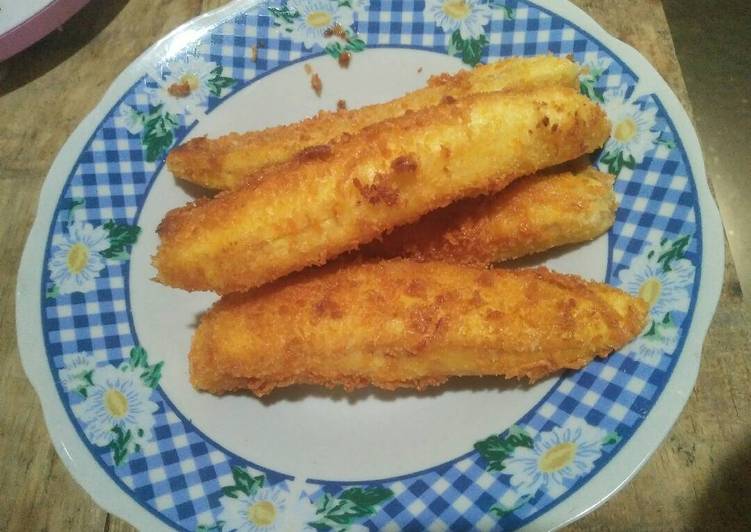 Resep Pisang goreng keju panir yang Sempurna