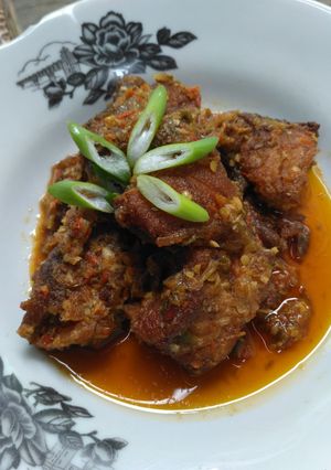 Foto resep Ikan kakap masak  pedas