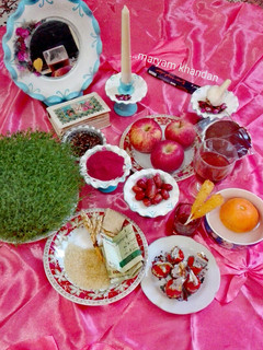 عکسی از دستور سفره ساده هفت سین 1404