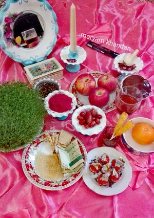عکسی از دستور سفره ساده هفت سین 1404