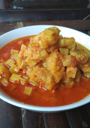 Foto resep Sambel goreng kentang krecek