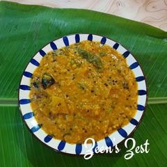 A picture of Chow Chow Koottu Curry.