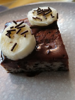 Una foto de Torta de plátano y chocolate