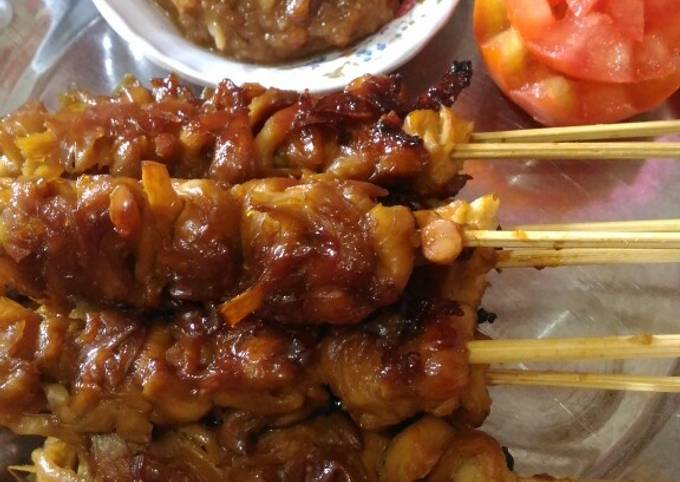 Resep: Sate Jamur Sambal Kacang Ekonomis