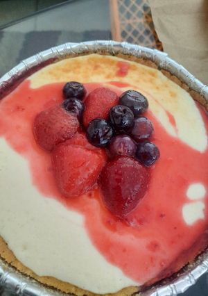 Una foto de Cheesecake al horno