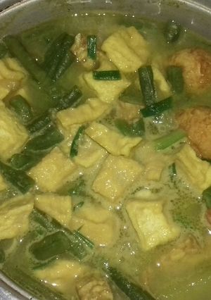 Foto resep Tahu Tempe Telur Puyuh Kuah Kuning