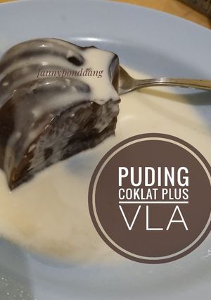 Foto resep Puding Coklat dan Vla
