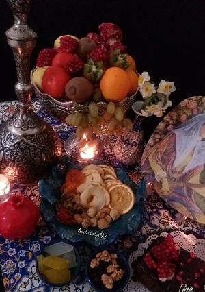 عکسی از دستور میوه خشک