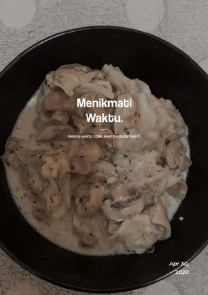 Foto resep Siomay mushroom creamy pasta