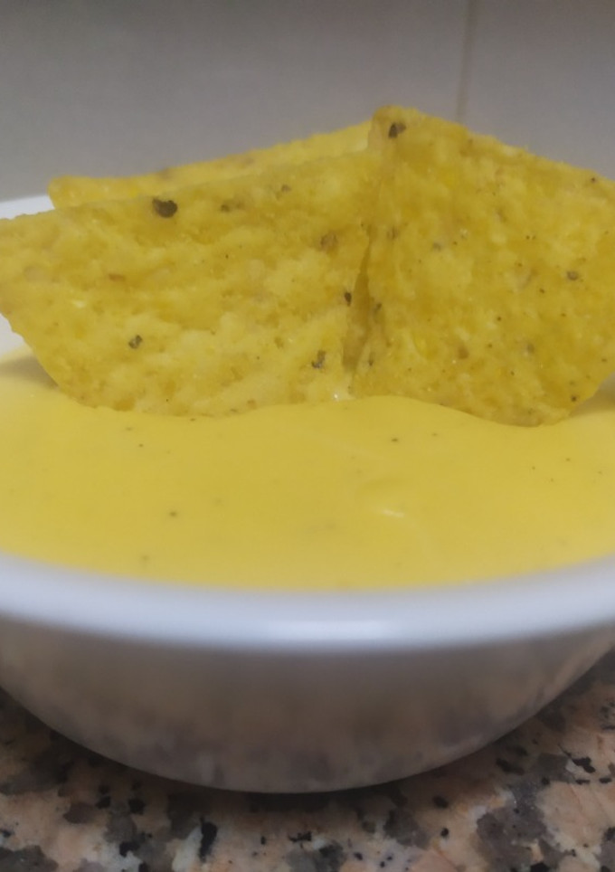Una foto de Salsa de queso para nachos en Mambo