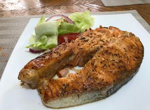 Una foto de Posta de salmón a la sonorense