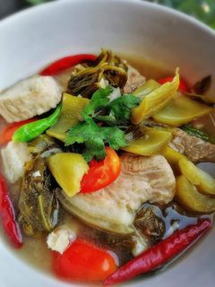 รูปของ ต้มผักกาดดองหมูสามชั้น