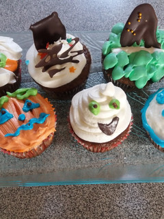 Una foto de Cupcakes chocolatosos Halloween