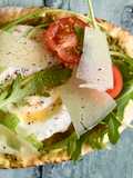 Breakfast Pesto Flatbreads