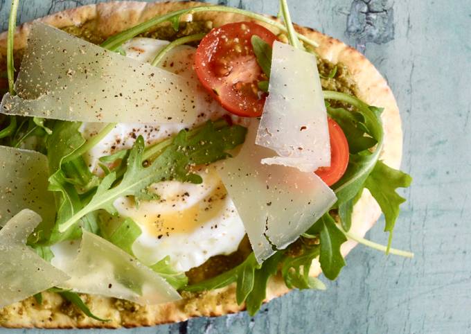 Step-by-Step Guide to Make Quick Breakfast Pesto Flatbreads