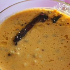 A picture of Mooga molya randay (Green sprouts gravy).