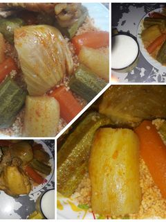 صورة لوصفة طعام ولا بربوشه ولا كسكسو مرقه حمراء بالدجاج