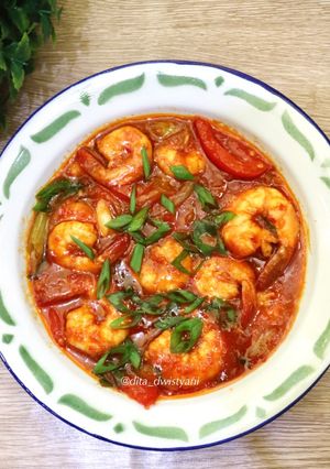 Foto resep Udang saos padang