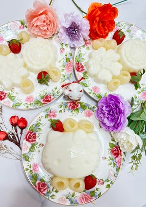 Foto resep Pudding silky Lychee 🍮