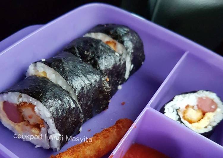 Cara mudah Membuat Kimbap simpleeee (김밥) Anti Gagal