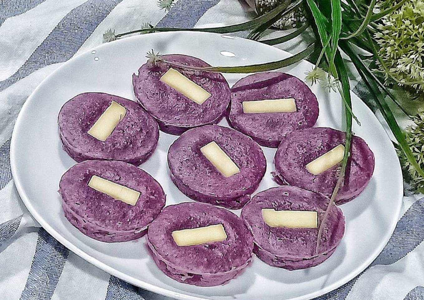 Kue lumpur ubi ungu oven