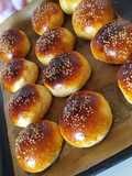 خبز البورغر اللذيذ