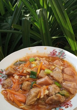 Foto resep Baso Sosis Asam Manis