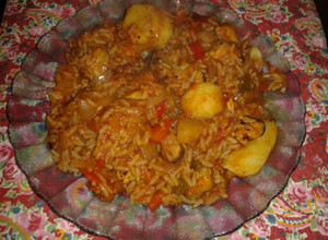 Una foto de Guiso de arroz