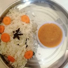 Plain biryani A picture of Plain biryani.