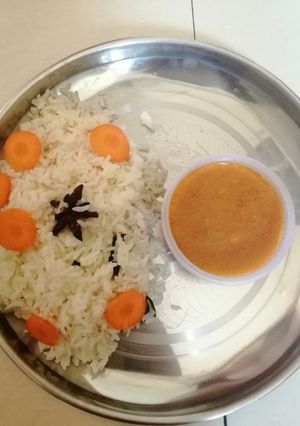 A picture of Plain biryani.