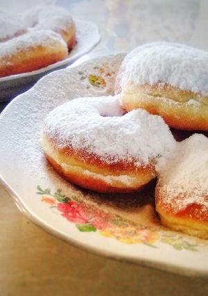 Foto resep DONAT WHITE RING tanpa kentang