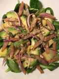 Salade de mâche, harengs, pomme de terre