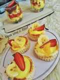 ميني تارت العجينة المورقة puff passtry fruit tarts