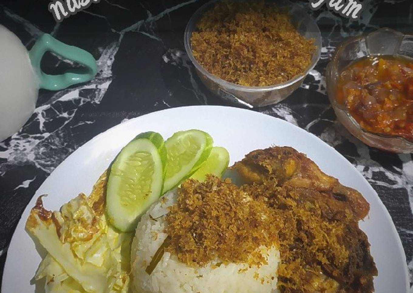 376# Nasi daun jeruk kulit ayam