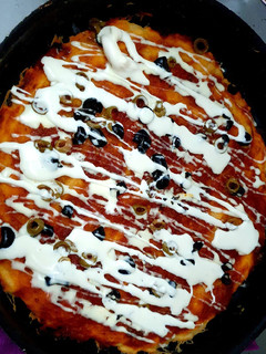 صورة لوصفة بيتزا 🍕