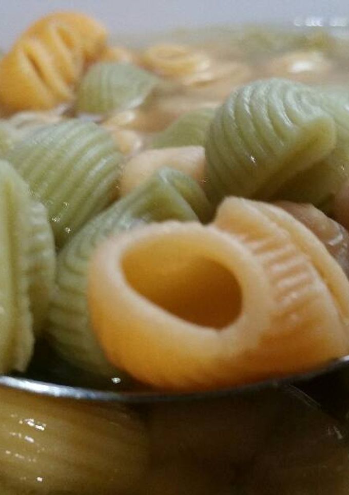 Una foto de Sopita de cocido!!😋
