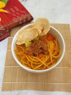 Foto resep Mie Gomak Kuah Santan Khas Medan