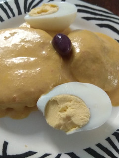 Una foto de Papa a la Huancaína