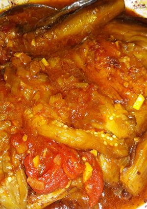 عکسی از دستور خورش بادمجان