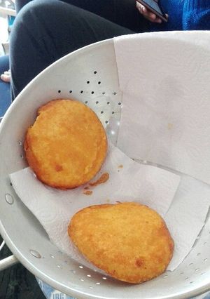 Una foto de Arepa de huevo fácil