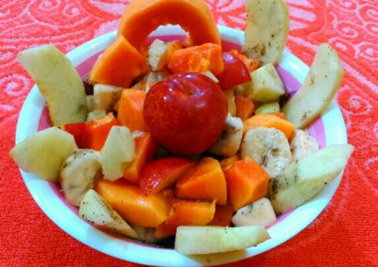 Simple Way to Make Favorite Mixed fruits chat