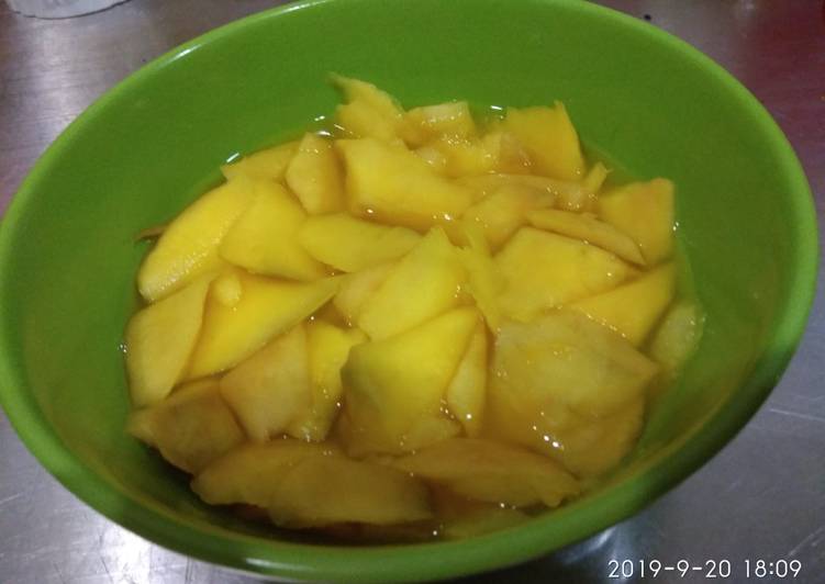 Resep Manisan buah mangga, Lezat Sekali