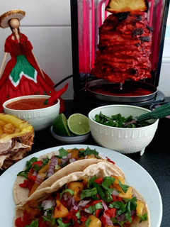 Una foto de Tacos al pastor