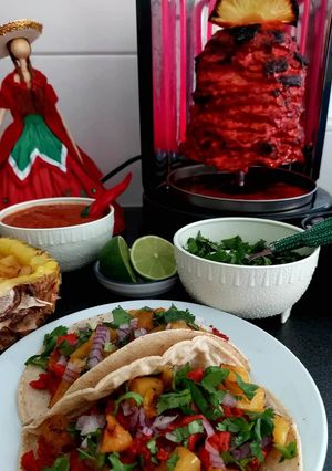 Una foto de Tacos al pastor