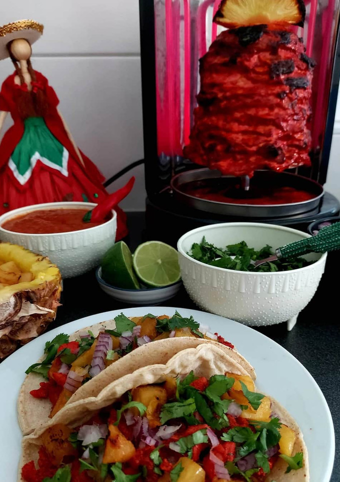 Una foto de Tacos al pastor