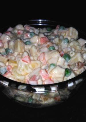 A picture of Russian salad.
