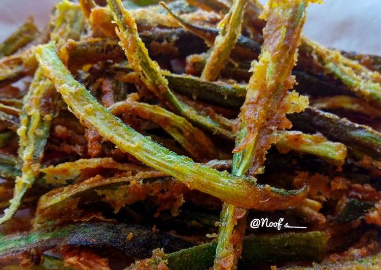 Resep Crispy Okra / Kurkuri Bhindi Anti Gagal